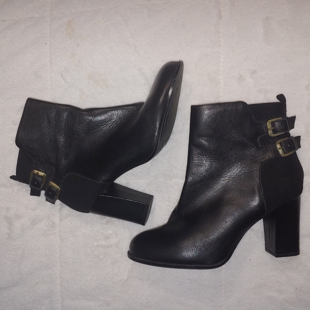Leather boots.  Size 8 1/2" M.